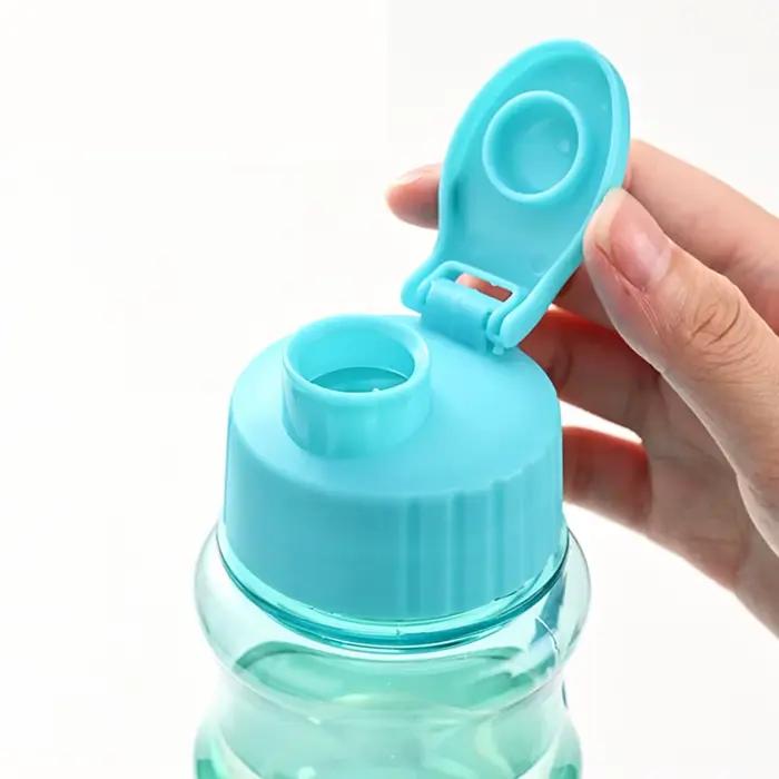 Bouteille d'eau en plastique de 550ml, tasse de sport Portable avec corde Anti-chute, récipient d'ea