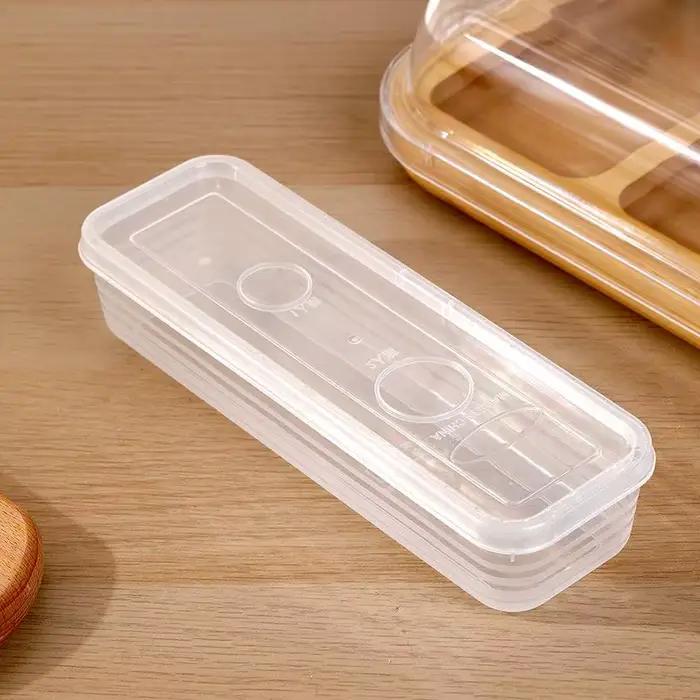 Boîte à nouilles fraîches en plastique, conservation des aliments, boîte scellée, récipient de fruit