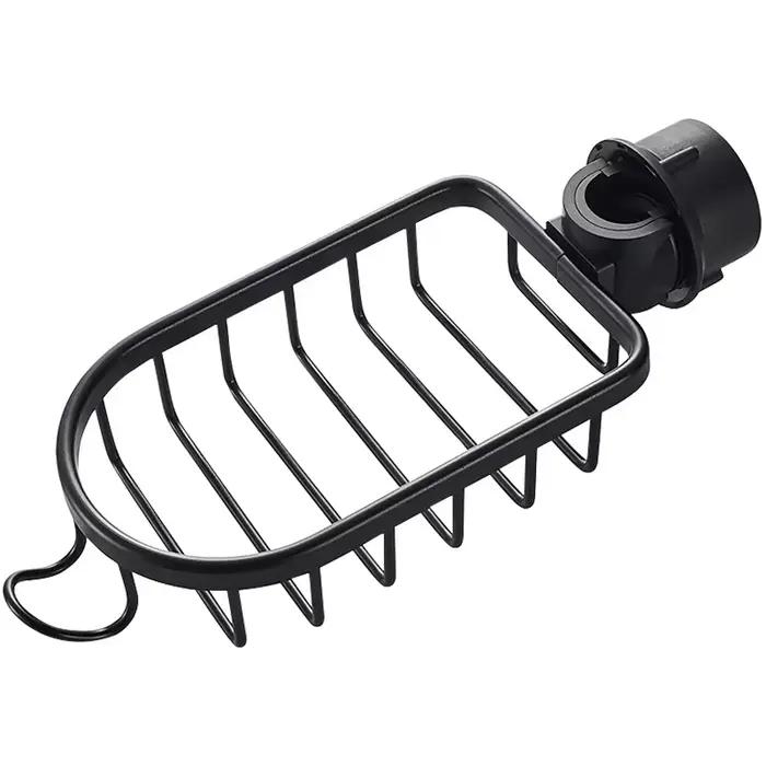 Égouttoir d'évier de cuisine, panier de rangement d'éponge, support de robinet, espace en aluminium,