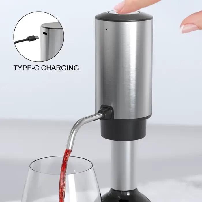 Ouvre-vin rouge électrique Rechargeable, tire-bouchon automatique, ensemble coupe-feuille, bouchon d
