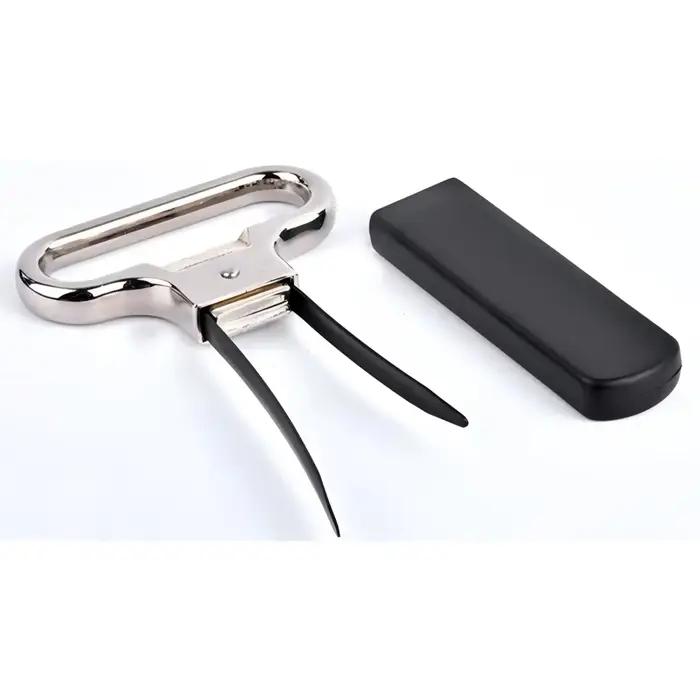 Ouvre-bouteille à pompe manuel, tire-bouchon de serveur ergonomique avec coupe-capsule – Outil de cu