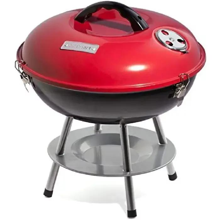 Barbecue portable 1 pièce, gril à charbon de bois, fumoir extérieur pour patio, jardin, barbecue, ca