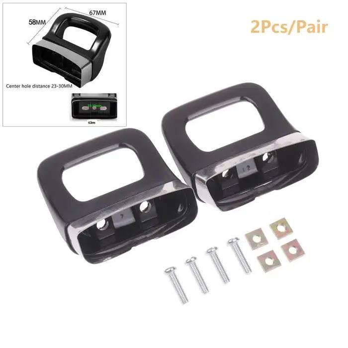 Poignées latérales durables noires pour pot, design anti-brûlure, poignée pour autocuiseur, pour la 