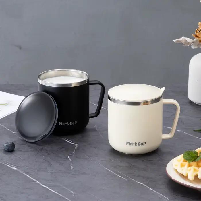 Tasses à café portables en acier inoxydable 400, 304 ml, isolation thermique, Thermos Anti-chute, po