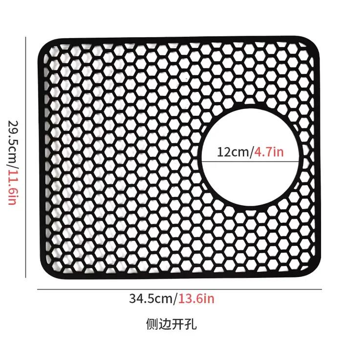 Protections pour évier de cuisine, tapis d'évier, tapis en silicone pour évier de cuisine, tapis pou