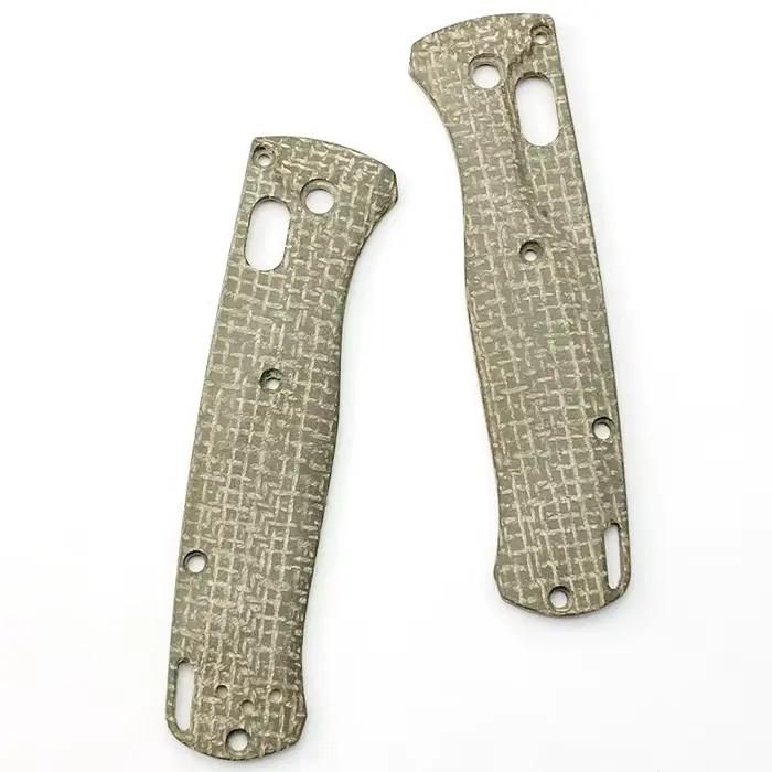 Poignées de rechange texturées en Micarta pour couteau pliant EDC, compatibles avec le couteau 535, 