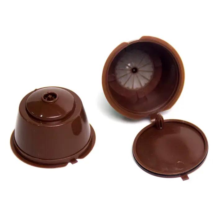 Tasse filtrante à café Dolce Gusto, 3 pièces, filtres à capsules de café réutilisables avec cuillère