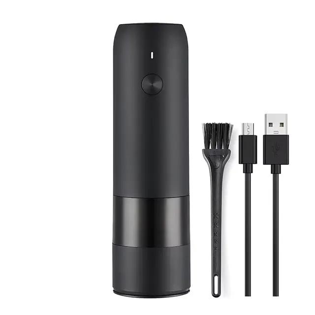 Moulin Électrique USB Automatique Mi pour Poivre, Sel et Épices – Bouteilles d'Assaisonnement Domest
