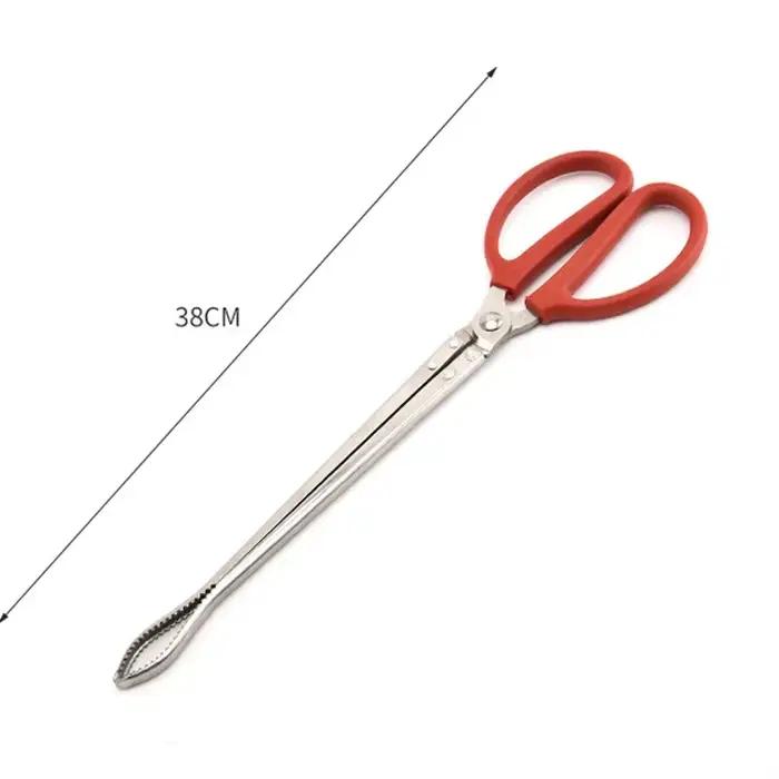 Pince à crabe multifonction en acier inoxydable, outil à main durable, pince à anguilles, longue poi