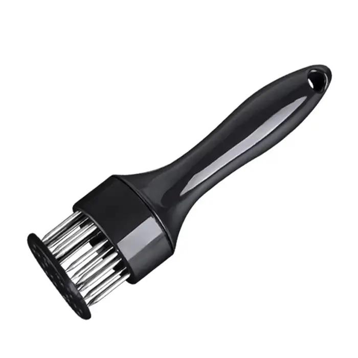 Attendrisseur de viande, outil d'attendrissement de steak à aiguilles en acier inoxydable demi-plate