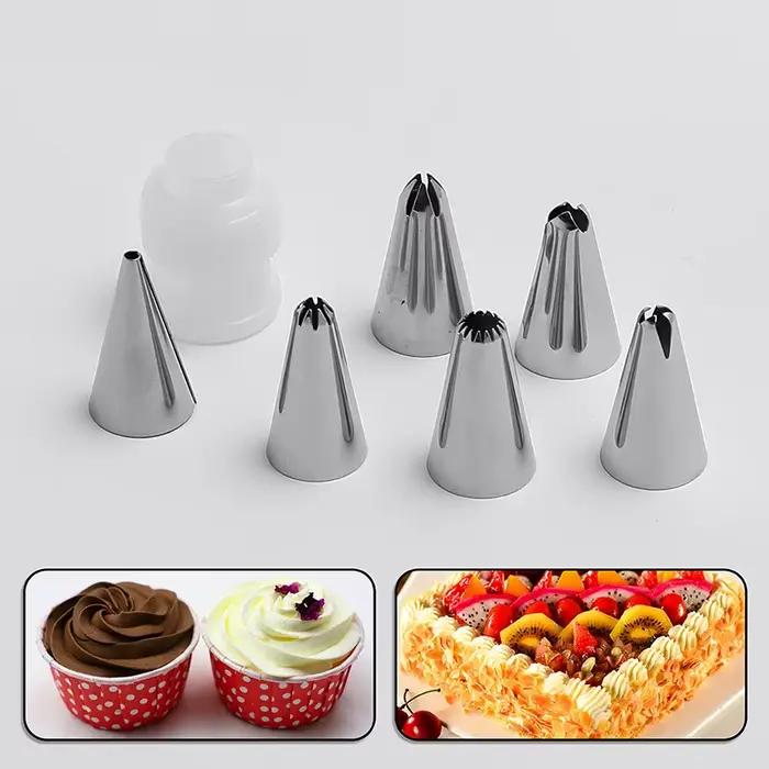 Bon 26/8 pièces sac à pâtisserie en Silicone cuisine bricolage glaçage crème sac à pâtisserie réutil