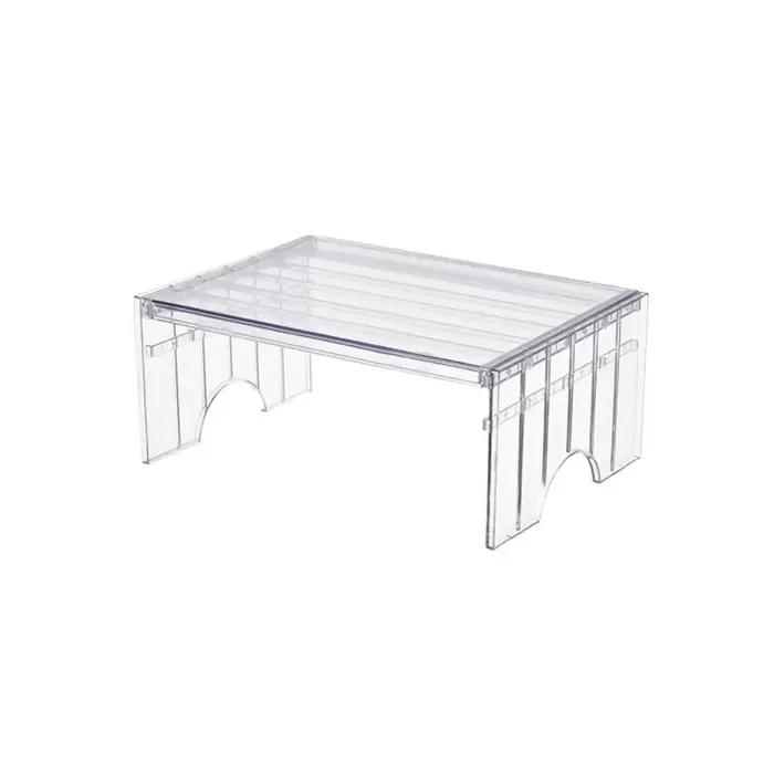 Étagère de réfrigérateur extensible et détachable, 2 niveaux de hauteur, séparateur empilable en cou