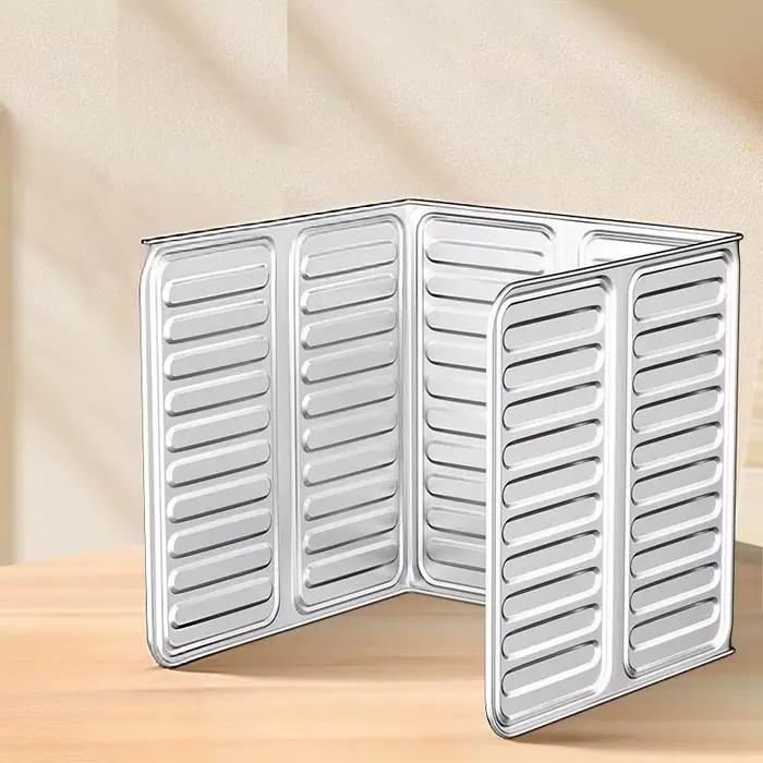 Bouclier thermique robuste en papier d'aluminium pour cuisine, barbecue, cuisson – Résistant à l'hui