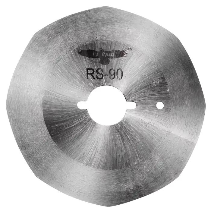 Couteau rond en acier au carbone Steel Eagle Knife RS90 pour machines de découpe