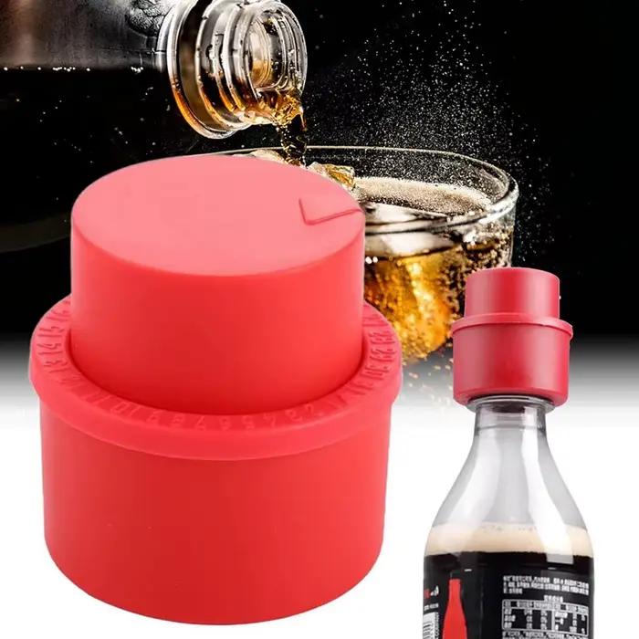 Bouchons de soda et de bouteille en silicone, bouchon de pompe économiseur de soda, sûr et durable, 