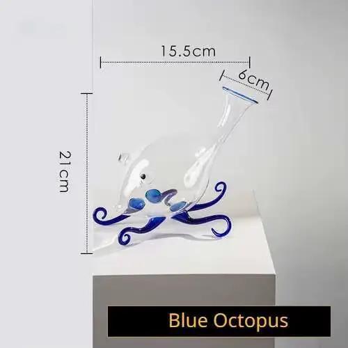 Carafe à vin Octopus originale, ensemble de vin créatif en verre à haute teneur en Borosilicate, dis
