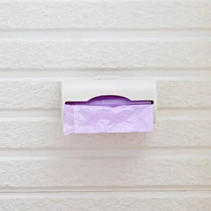 Boîte de rangement de sacs poubelles, distributeur de sacs poubelles pour cuisine salle de bains, su