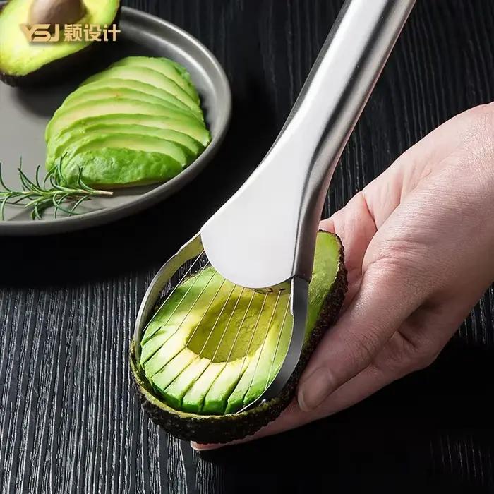 Couteau d'avocat Gadget coupe-acier inoxydable Gadgets de cuisine artefact de coupe de fruits tout p