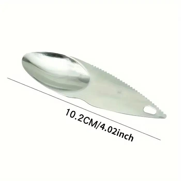 Couteau à kiwi en acier inoxydable, outil facile pour creuser, éplucher et ramasser les fruits, cuil
