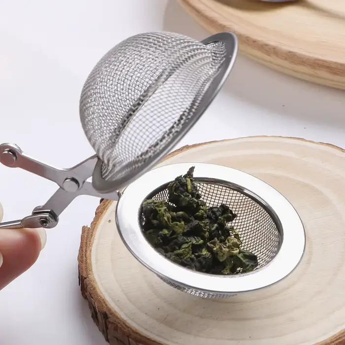 Infuseur à thé poignée boule de thé sphère maille passoire à thé café herbe épices filtre diffuseur 
