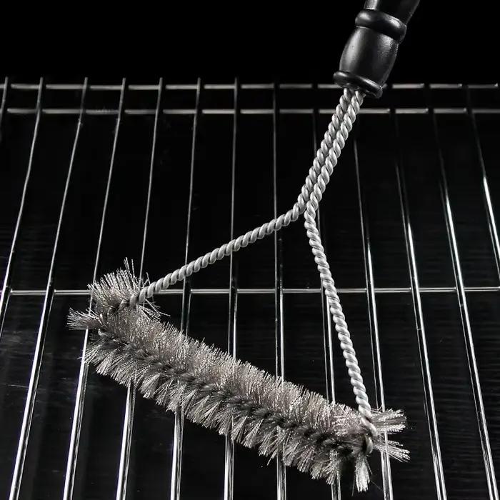Brosse de nettoyage pour Barbecue, outil de nettoyage antiadhésif en acier inoxydable, accessoires p