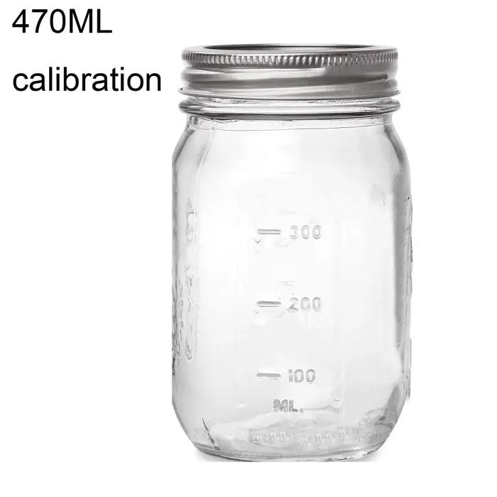 Bocaux Mason en verre avec couvercle, bocal de mise en conserve pour 514-ling, stockage des aliments