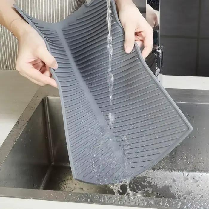 Tampon de vidange en Silicone, 1 pièce, ouverture de dérivation, pente, plat, tasse, tampon de range