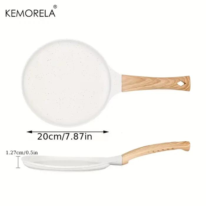 Poêle à crêpes antiadhésive 20/24/28cm, poêle à frire revêtue de céramique, poêle à Tortilla pour cr