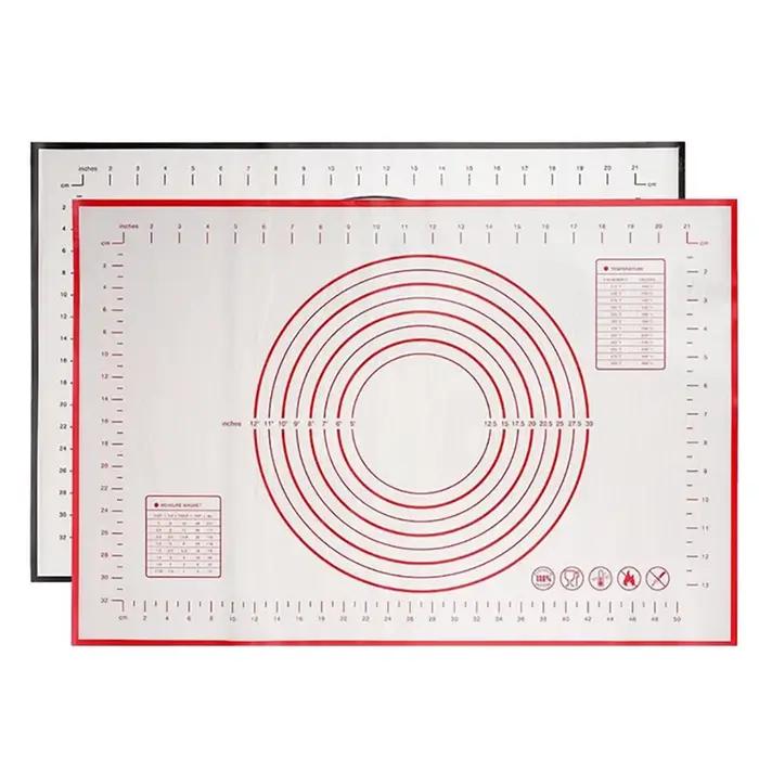 Tapis de pétrissage en silicone antiadhésif 40x26x60cm pour pâtisserie, crêpes, pâte à pizza – Outil