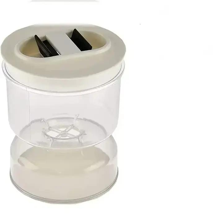 Pot scellé de stockage à domicile pour la cuisine de cornichons séparation humide et sèche boîte de 