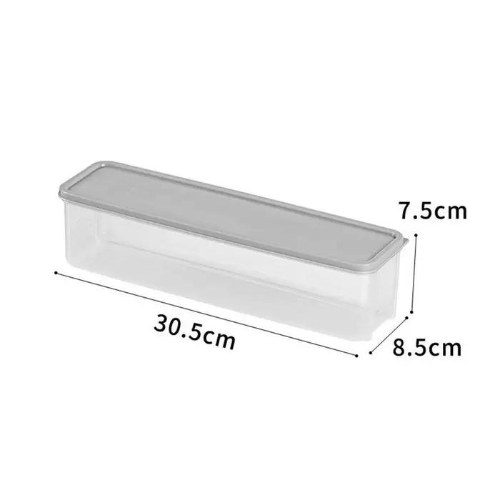 Récipient à spaghetti portable avec couvercle, boîte de rangement transparente, conservation des cér