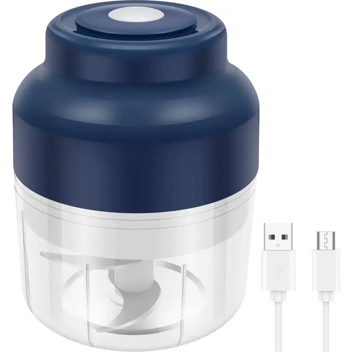 Mini hachoir à ail électrique 250/320 ML, chargeur USB, hachoir à viande, hachoir à ail détachable, 