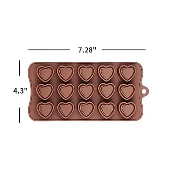 Moules en Silicone antiadhésifs pour chocolat, bonbons au chocolat, beurre, moule à chocolat en Sili