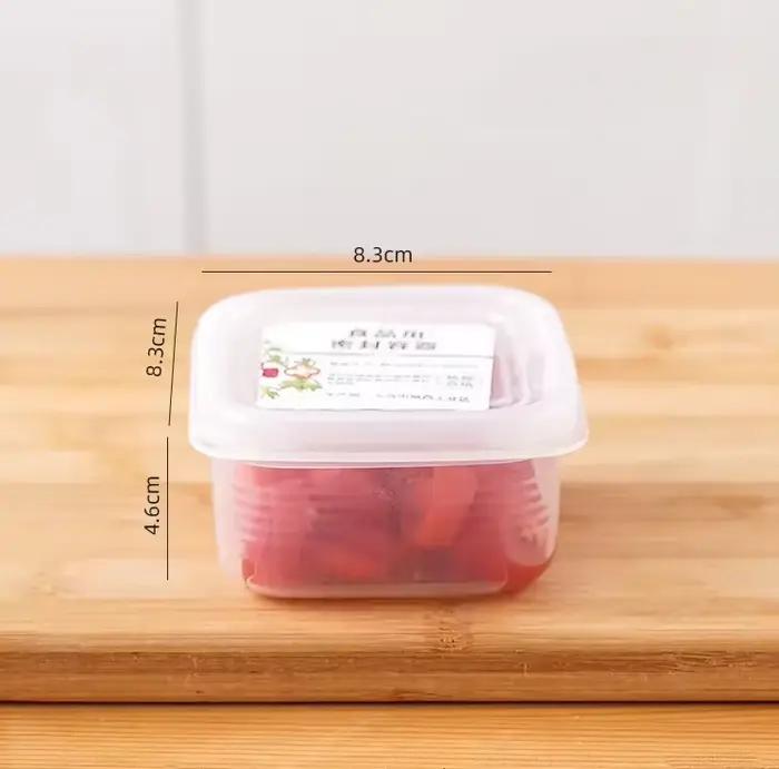 Réfrigérateur boîtes de stockage des aliments viande congelée boîtes de conservation des fruits port