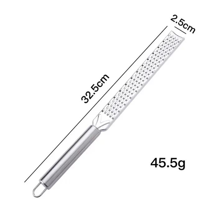 Rabot à Fromage Multifonctionnel en Acier Inoxydable Épais, Outil de Cuisine pour Légumes et Citron,