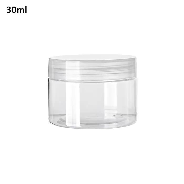 Pots de stockage avec couvercles, 30/50/60/80/100/120/150ml, cartouche ronde, pots cosmétiques vides