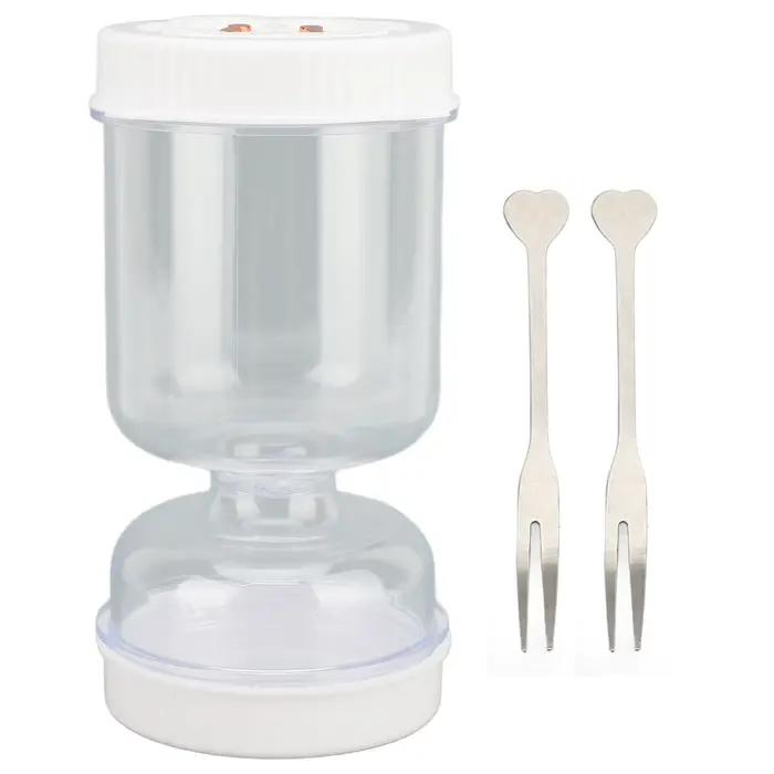 Bocal séparateur multi-usages en sablier, support sec étanche, outil de départ pour la cuisine à dom