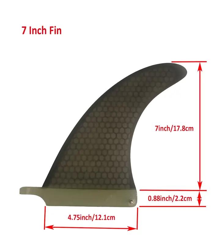 Aileron de Surf en fibre de verre, 7/8/9/10 pouces, nid d'abeille, pour planche de Surf, Longboard, 