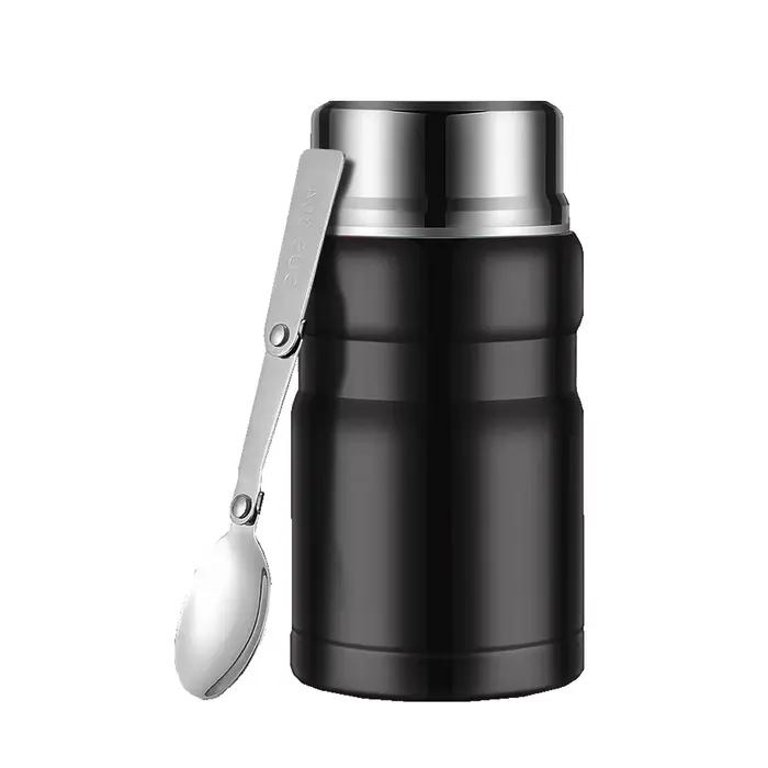 Pot Thermos en acier inoxydable de grande capacité de 750ml, boîte à déjeuner, récipient à soupe ali