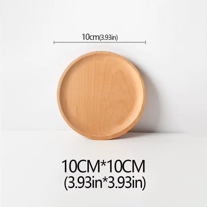 Assiette de fruits en bois de hêtre, assiette de buffet domestique, assiettes ovales en bois, platea