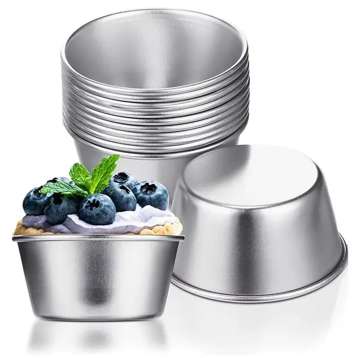 Promotion! Moules à pudding individuels antiadhésifs, mini poêles moulées au chocolat, moules standa
