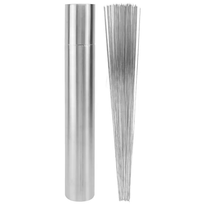 50 brochettes de barbecue en acier inoxydable de qualité supérieure, 35 cm, forme ergonomique, pour 