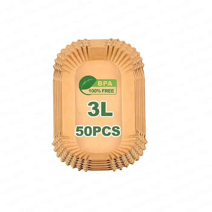Papier parchemin antiadhésif pour friteuse à air, pour friteuse à air Philips Dual Basket série 3000