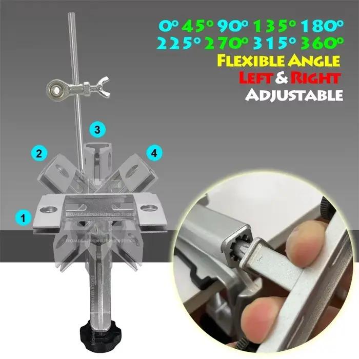 Affûteur de couteaux professionnel en alliage d'aluminium, affûteur d'angle fixe, pierre de diamant,