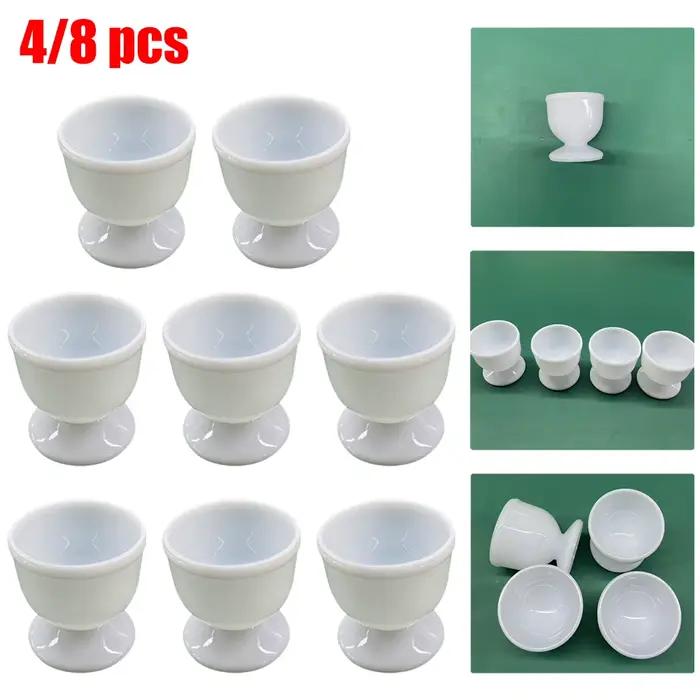 Porte-oeufs dur et doux, 4/8 pièces, porte-œufs durs et durs, nouveaux accessoires de cuisine en pla