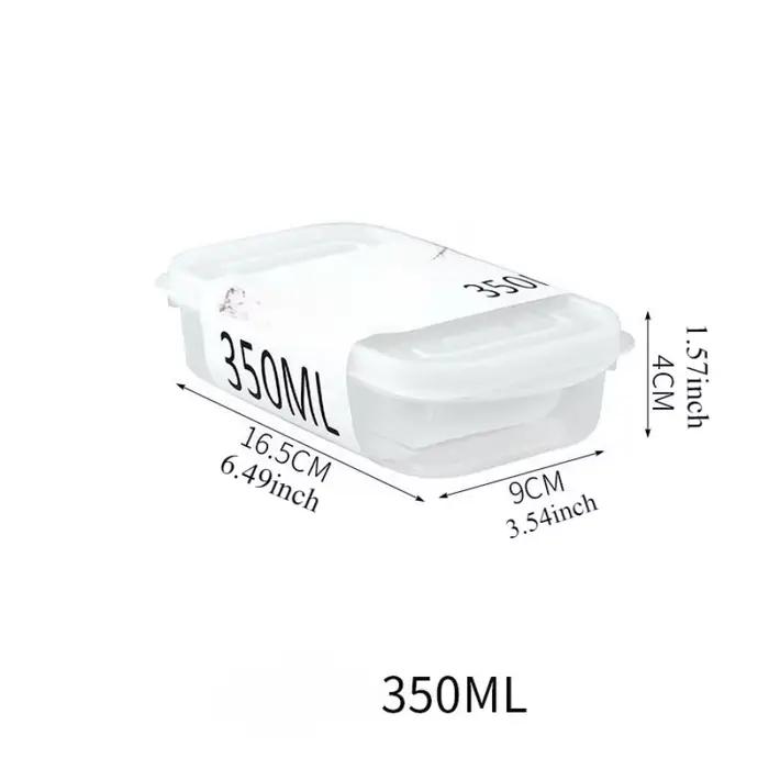 Récipients de congélateur de viande de qualité alimentaire, boîtes de préparation de repas hebdomada