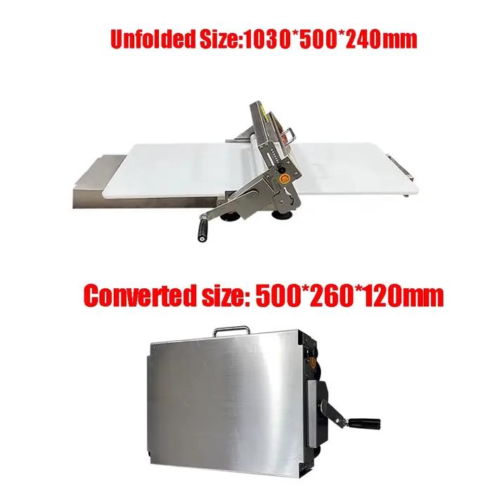 Laminateur de pâtisserie professionnel 40CM, Machine à feuilles de pâtisserie, réglages d'épaisseur 