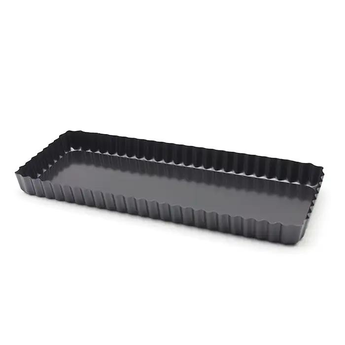 Moule à tarte rectangulaire cannelé, 14 pouces, ustensiles de cuisson, plats de cuisson, outil de Qu