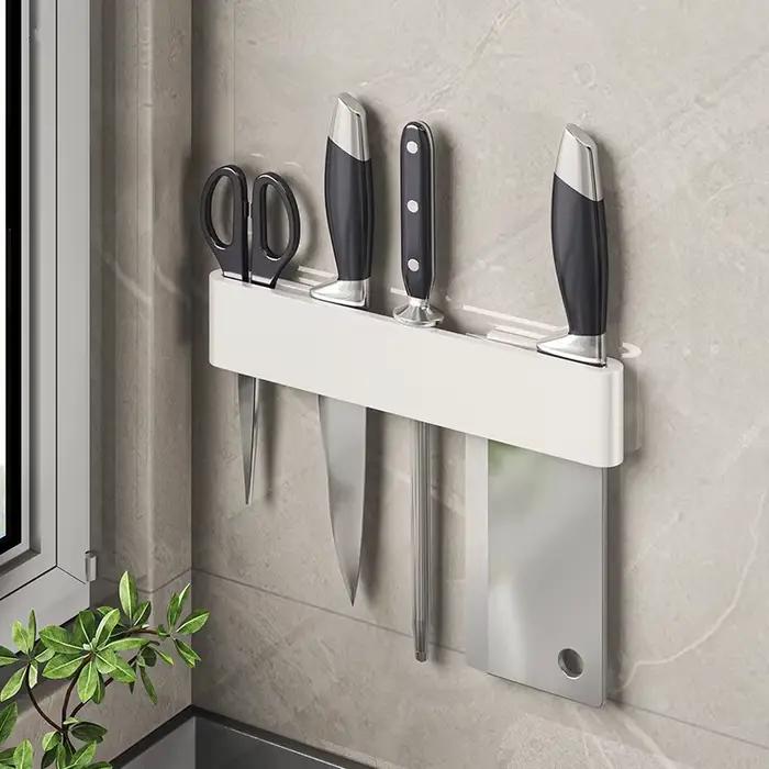 Support de cuisine multifonctionnel, porte-couteaux mural simple pour ranger les couteaux de cuisine
