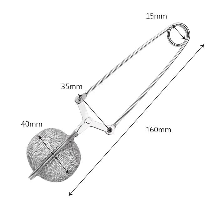 Infuseur à thé poignée boule de thé sphère maille passoire à thé café herbe épices filtre diffuseur 